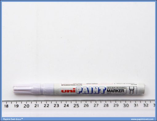 Marker uljani beli, Uni