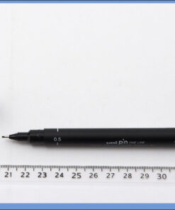 Flomaster 0.5mm crni, Uni