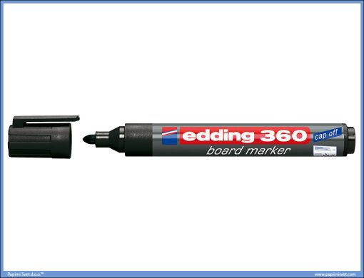Whiteboard Marker za belu tablu CRNI 360, Edding