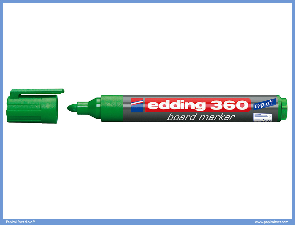 Whiteboard Marker za belu tablu ZELENI 360, Edding