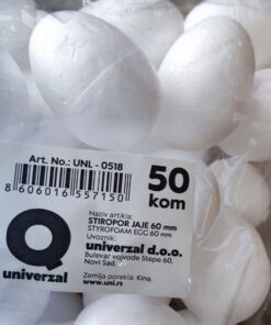 JAJA OD STIROPORA 60mm, 50kom, UNL
