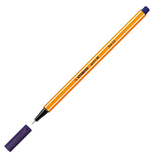 Flomaster 0.4mm NIGHT BLUE TAMNO PLAVI 88/22, Stabilo