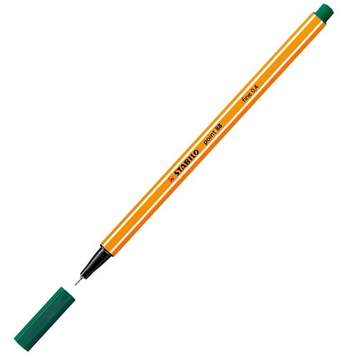 Flomaster 0.4mm PINE GREEN ZELENI BOR 88/53, Stabilo