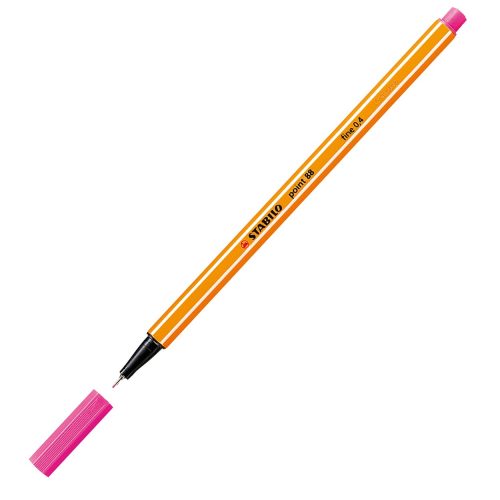Flomaster 0.4mm PINK ROZE 88/56, Stabilo