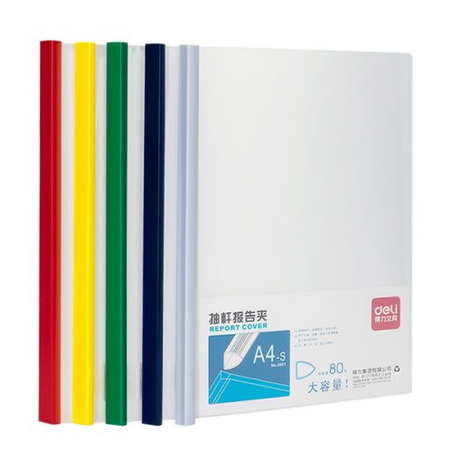 Fascikla A4 PVC sa bočnom klipsom REPORT COVER E5901, Deli