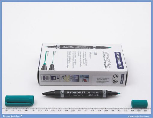 Marker sa 2 vrha zeleni, Staedtler