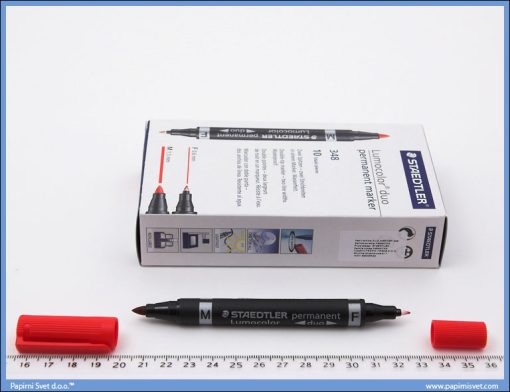 Marker sa 2 vrha crveni, Staedtler