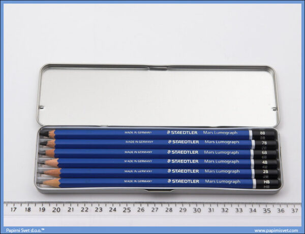 Grafitne olovke set 1/6 LUMOGRAPH, Staedtler