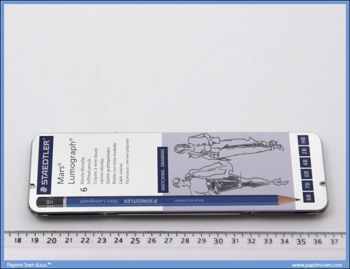 Grafitne olovke set 1/6 LUMOGRAPH, Staedtler - Image 3