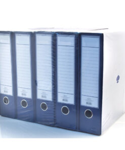 PAKET Registratori PLAVI A4 80mm široki sa kutijom, 5 komada, Office