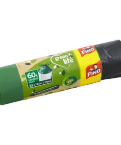 Kese FINO 60L GREEN LIFE sa učkurom 63x72cm 1/10