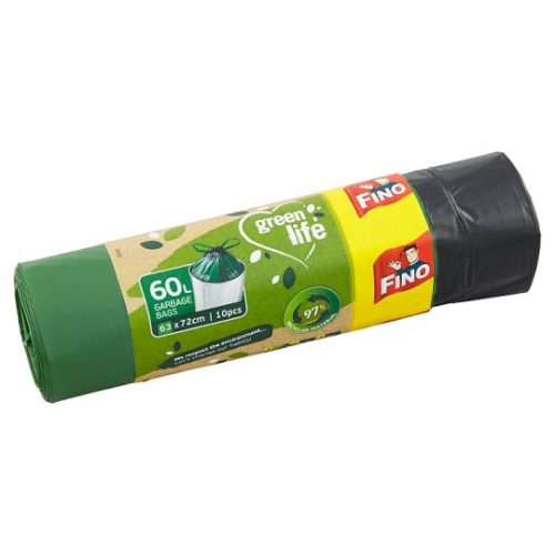 Kese FINO 60L GREEN LIFE sa učkurom 63x72cm 1/10