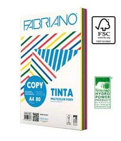 Papir  u boji Copy Tinta A3 80gr MIX 5 intenzivnih boja