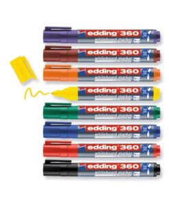 Markeri za belu tablu + flipchart 360 u setu 1/8, Edding