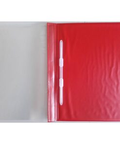 Fascikla A4 PVC sa PVC mehanizmom JAČA Lepenka CRVENA