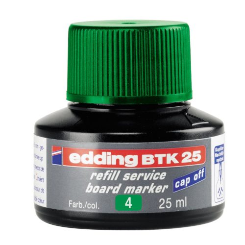 Dopunska stanica 25ml ZELENA za whiteboard markere, Edding