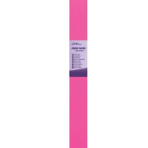 Krep papir 200x50cm ROZE, UNL-0415