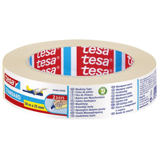 Krep Traka lepljiva 25mm/50m Standard eko 5086, Tesa