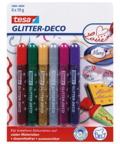 Lepak glitter deco 10gx6boja 59900, Tesa