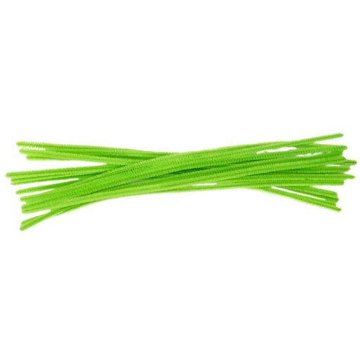 Plišana žičana traka NEON ZELENA  1/15 Crafty Roopy 30cm