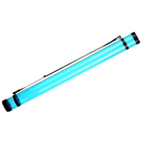 Futrola - Tuba za crteže PLAVA TRANSPARENT 93cm Φ7.6cm
