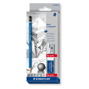 Grafitne olovke MARS LUMOGRAPH set 1/6 Bonus Pack set 100