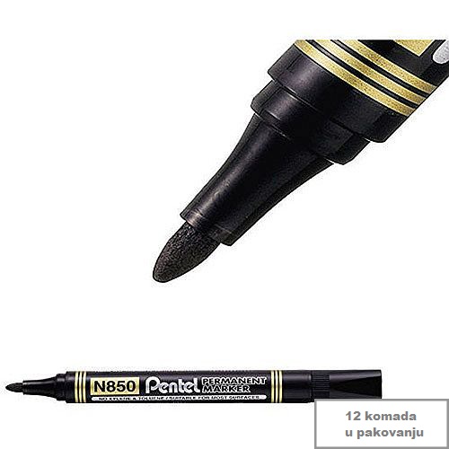 Permanentni marker N850 crni Pentel
