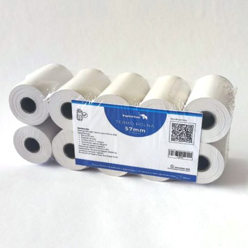 Termo rolne 57mm Φ33 1/10, 17metara, Papirni Svet