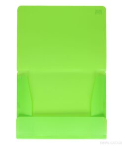 Fascikla A4 NEON ZELENA pvc sa lastišem na uglovima 405371, TTO