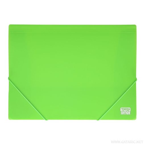 Fascikla A4 NEON ZELENA pvc sa lastišem na uglovima 405371, TTO