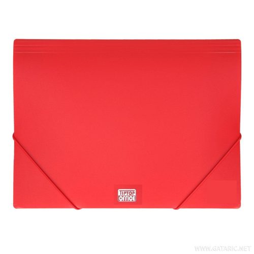 Fascikla A4 CRVENA pvc sa lastišem na uglovima 404689, TTO