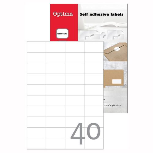 Etikete 48,5x25,4mm 100L Optima
