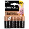 Baterije alkalne LR6 AA 6kom DURACELL+