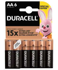 Baterije alkalne LR6 AA 6kom DURACELL+