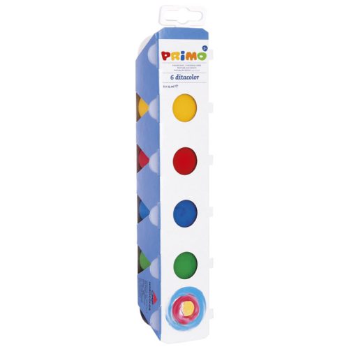 Boja tempera za prste 25ml x 6boja 1+ Primo CMP 225TD6E