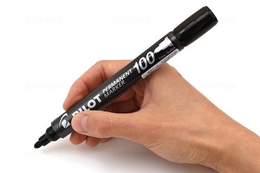Permanentni marker CRNI okrugli vrh 100 Pilot - Image 2