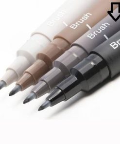 Kaligrafski marker brush BR-200 Sivi Uni