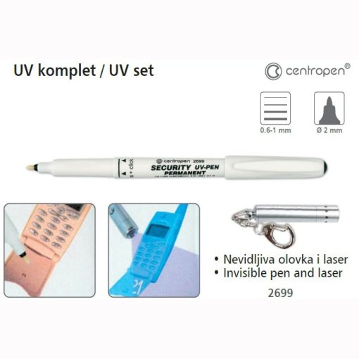 Marker nevidljivi Security UV set 2699 Centropen - Image 3