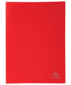 Fascikla katalog PVC A4 sa 10 U-folija CRVENA Exacompta