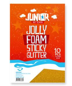 Samolepljivi Pena karton A4 EVA GLITTER ZLATNI 1/10 Junior