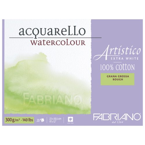 Slikarski Blok Watercolour Artistico Extra 23x30,5cm 20L 300g Fabriano