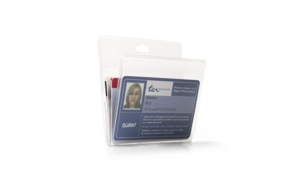 Multibadge holder za 4 ID kartice - 93x94 mm 1/10 transparent Tarifold