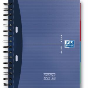 Sveska Oxford Office Essentials Europeanbook A4+ linije, 4 Subject