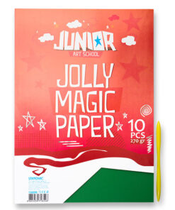 Jolly Magic Paper, papir magični metalic, miks, A4, 1/10, Junior