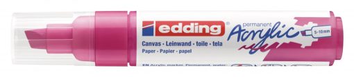 Akrilni marker E-5000 broad 5-10mm kosi vrh magenta Edding