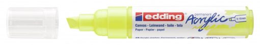 Akrilni marker E-5000 broad 5-10mm kosi vrh neon žuta Edding