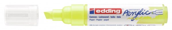 Akrilni marker E-5000 broad 5-10mm kosi vrh neon žuta Edding