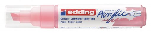 Akrilni marker E-5000 broad 5-10mm kosi vrh nežno roze Edding