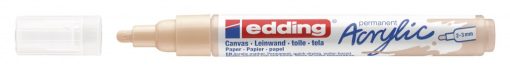 Akrilni marker E-5100 medium 2-3mm obli vrh oker Edding