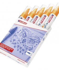 Akrilni marker E-5000 broad 5-10mm kosi vrh jarko žuta Edding